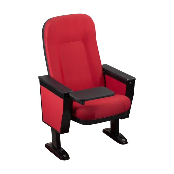 Auditorium Theater Seat with Writing Tablet - Red