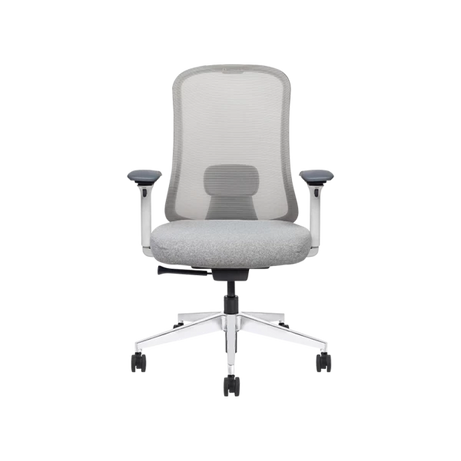 Premium Ergonomic Mesh Office Chair with Lumbar Support - White/Black