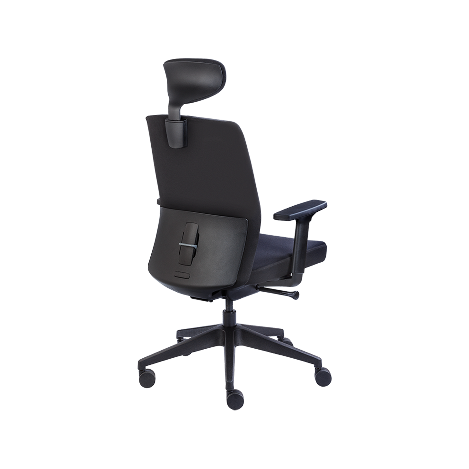 Professional Ergonomic Office Chair - Black with Adjustable Headrest